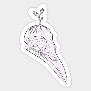 Bird skull Sticker